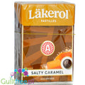 Läkerol Salty Caramel 75g - sugar-free licorice with popcorn and salty caramel flavor