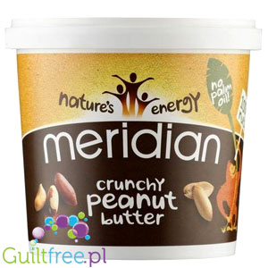 Meridian crunchy peanut butter 100% nuts