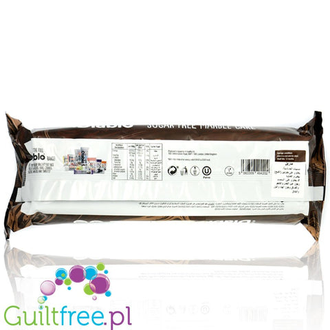Diablo Sugar Free Marble Cake 0,4KG - duże gotowe ciasto marmurkowe bez cukru