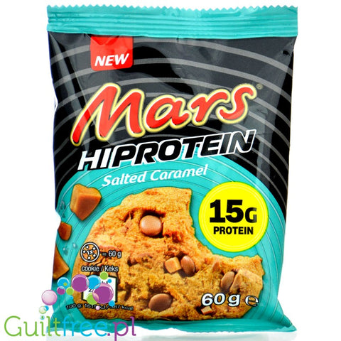 Mars Hi-Protein Cookie Salted Caramel - ciastko proteinowe 13g białka z kawałkami toffi i mlecznej czekolady