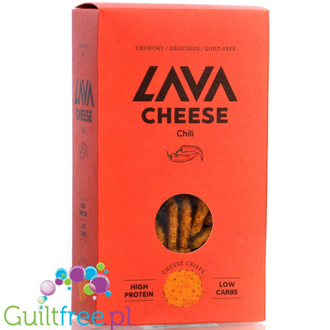Lava Cheese Chili - pikantne cheddarowe keto talarki serowe z chilli