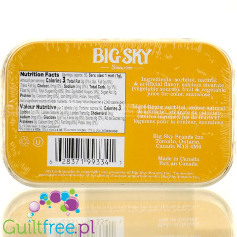 Big Sky Mints Kettle Corn - pudrowe pastylki bez cukru o smaku prażonego popcornu