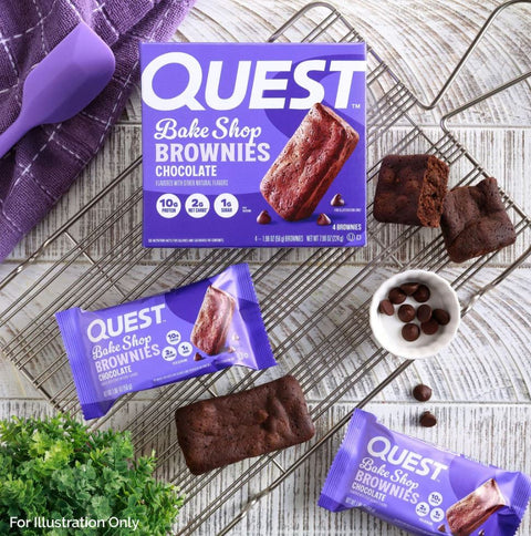 Quest Bakery Shop Chocolate Brownie - proteinowe brownie z czekoladą 10g białka