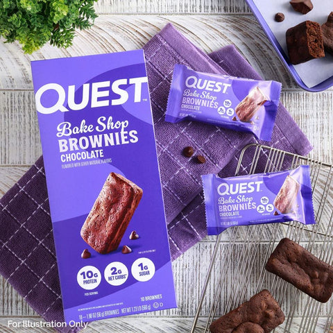 Quest Bakery Shop Chocolate Brownie - proteinowe brownie z czekoladą 10g białka