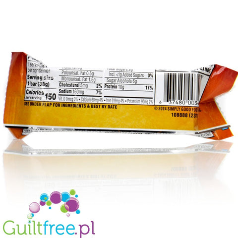Atkins Snack Pumpkin Pie Bar - niskocukrowy baton proteinowy edycja limitowana 150kcal & 10g białka