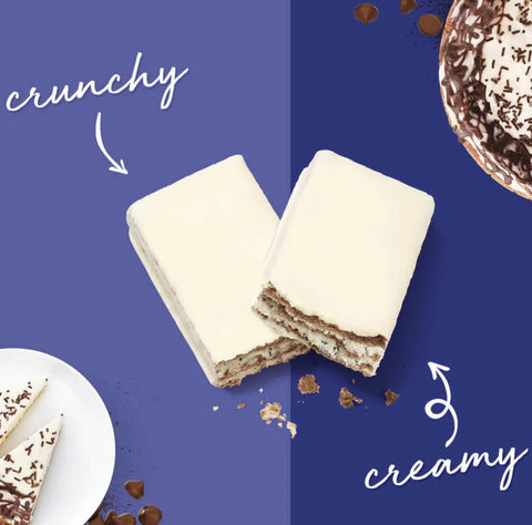 Power Crunch Chocolate Chip Cheesecake - proteinowy wafelek o smaku sernika z białą i mleczną czekoladą