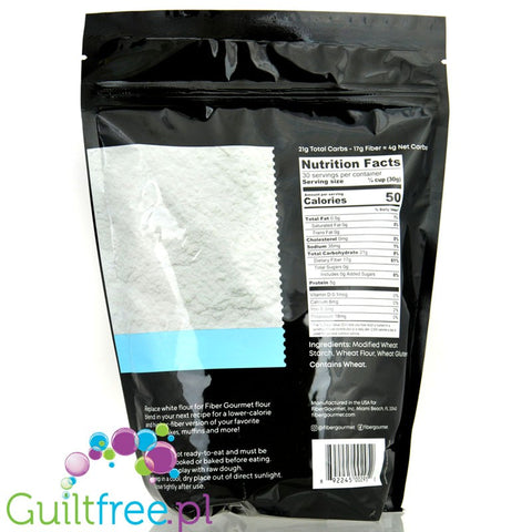 Fiber Gourmet Flour Blend - fiber keto low carbohydrate flour 55% less kcal