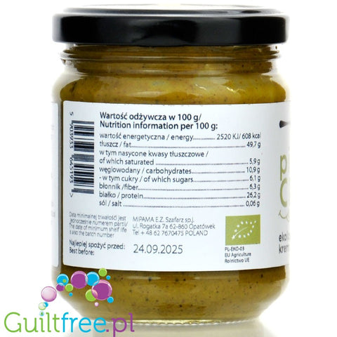 Diet Food Pistachio Cream - organic pistachio cream without salt and sugar 100% pistachios
