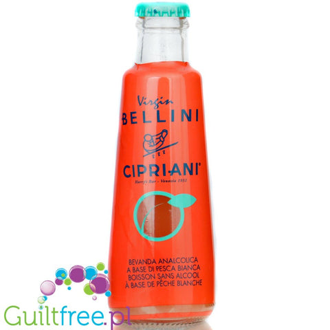 Cipriani Virgin Bellini Zero 180ml -brzoskwiniowy włoski koktajl bezalkoholowy