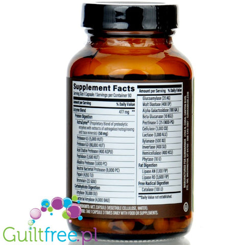 Sunwarrior Enzorb Digestive Enzymes - vegan carbohydrate and protein digestive enzyme capsules