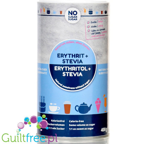 No SUGAR SUGAR Erythritol & Stevia loose sweetener with no calories, strainer packet