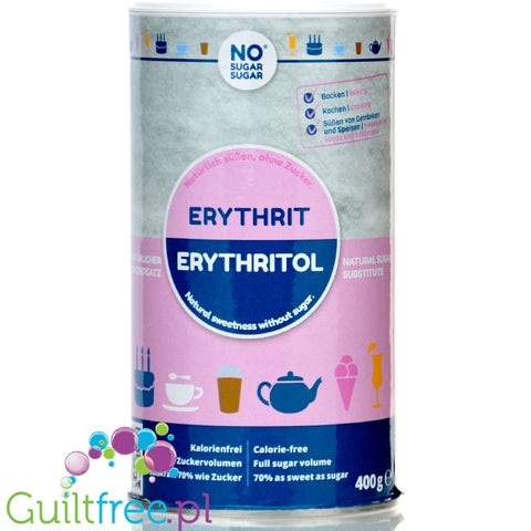 No SUGAR SUGAR Erythrit - erytrol 100% w dyspenserze słodzik zero kalorii do pieczenia