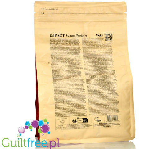 MyProtein Impact Vegan Protein Chocolate 1KG - czekoladowa odżywka białkowa dla wegan