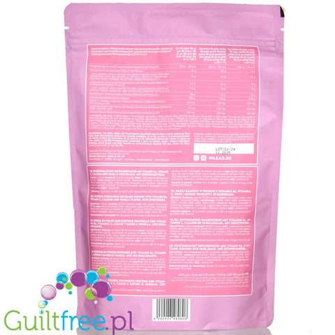 Inlead Classic Protein Vanilla - gęsta odżywka białkowa Kazeina & WPC z witaminą B6, Wanilia