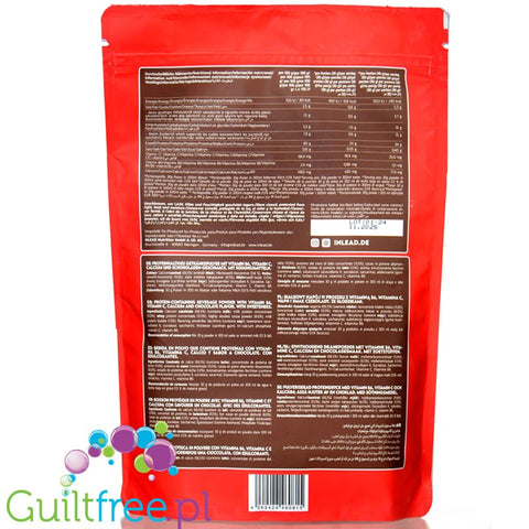 Inlead Classic Protein Double Chocolate - gęsta odżywka białkowa Kazeina & WPC z witaminą B6, Czekolada