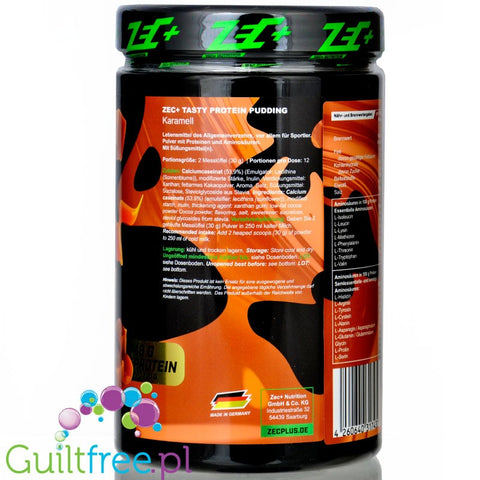 Zec+ Ladies Protein Pudding Caramel - protein dessert instant 500g