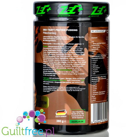 Zec+ Ladies Protein Pudding Cookie Dough - protein dessert instant 500g