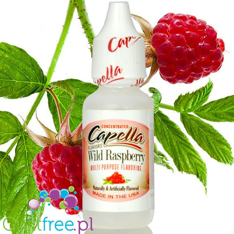 Capella Wild Raspberry skoncentrowany aromat dzikich malin leśnych bez cukru i tłuszczu