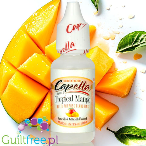 Capella Tropical Mango - aromat bez cukru i bez tłuszczu