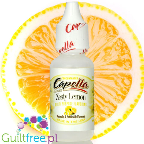 Capella Zesty Lemon - sugar-free and fat-free lemon flavoring