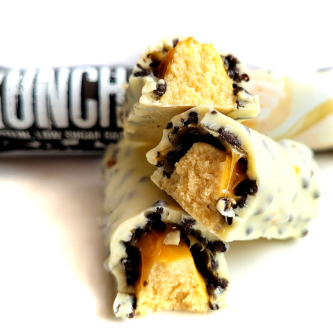 Warrior Crunch White Chocolate Blondie - 20g protein bar, Caramelized White Chocolate & Caramel flavor