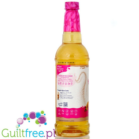 Jordan's Skinny Syrups Pumpkin Spice 750ml - syrop zero kalorii, jesienna edycja limitowana