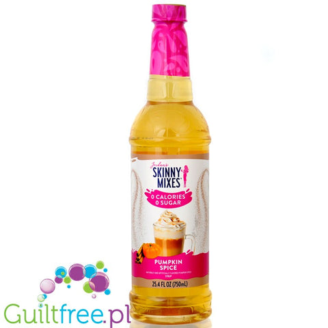 Jordan's Skinny Syrups Pumpkin Spice 750ml - syrop zero kalorii, jesienna edycja limitowana