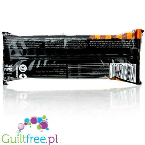 Warrior Raw Protein Flapjack Chocolate Orange - owsiany baton białkowy ultra mało cukru