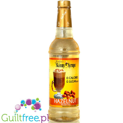 Jordan's Skinny Syrups Hazelnut Noisettes - syrop 0kcal bez cukru, smak Orzechy Laskowe