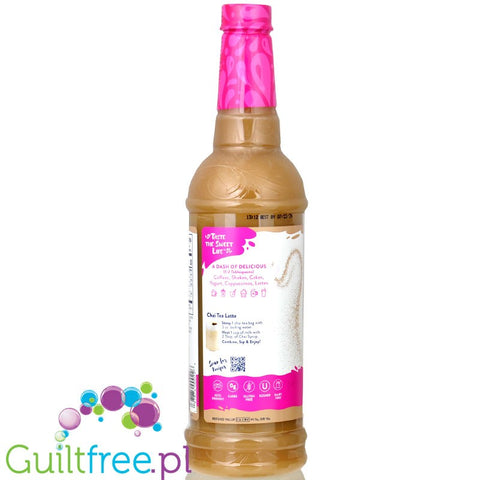 Jordan's Skinny Syrups Chai - syrop korzenny do kawy bez cukru i kalorii
