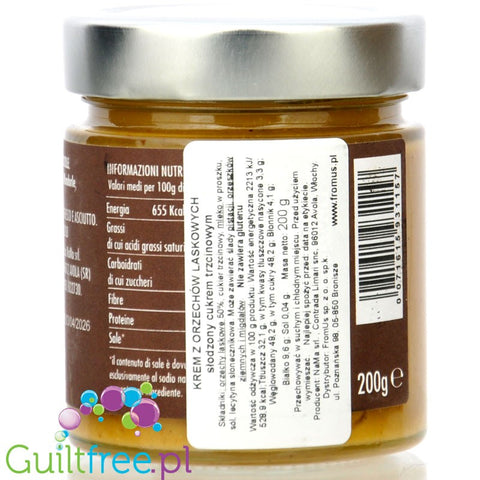 NaMa Crema Integrale di Nocciole - krem z sycylijskich orzechów laskowych 100% bez cukru