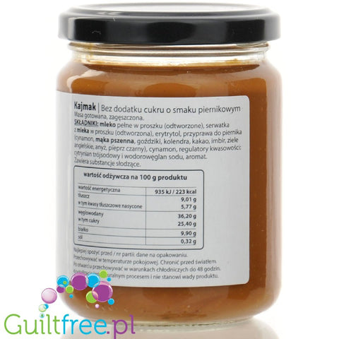 Polder Gingerbread Kajmak - gingerbread-flavored fudge paste without added sugar with erythrol