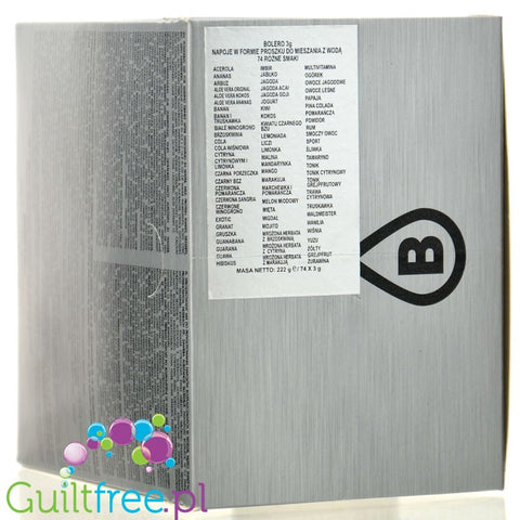 Bolero Drink Mix Smaków display 74 saszetek, każda inna, na około 45L wody