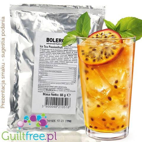 Bolero Drink XXL Ice Tea Passionfruit (Passionfruit) - instant beverage powder with stevia, mix for 20 liters