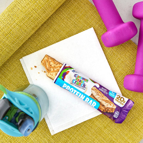 General Mills Snack Bar Cinnamon Toast - baton proteinowy bez cukru z płatkami i masłem migdałowym 20g białka