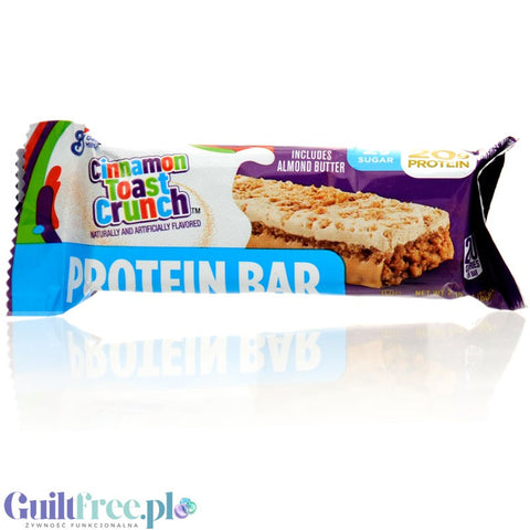 General Mills Snack Bar Cinnamon Toast - baton proteinowy bez cukru z płatkami i masłem migdałowym 20g białka