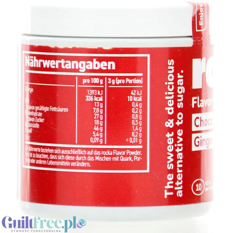Rocka Nutrition Smacktastic Choco Gingerbread 90g - wegański słodzący aromat Pierników w czekoladzie