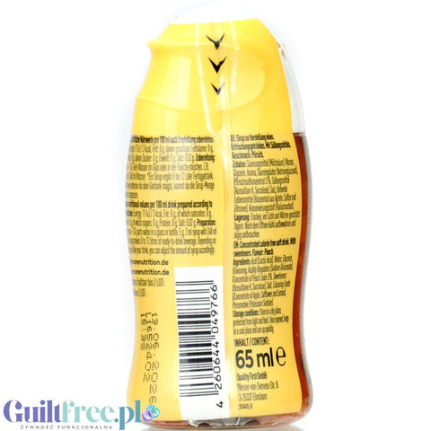More Nutrition Zerup Hitschies Drachenzungen Peach na 8L - skoncentrowany syrop do wody bez cukru i kalorii, KWAŚNA Brzoskwinia
