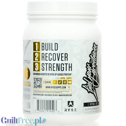 Ryse Loaded Protein Cinnamon Toast 0,67kg - odżywka białkowa z WPC i WPI, 25g białka