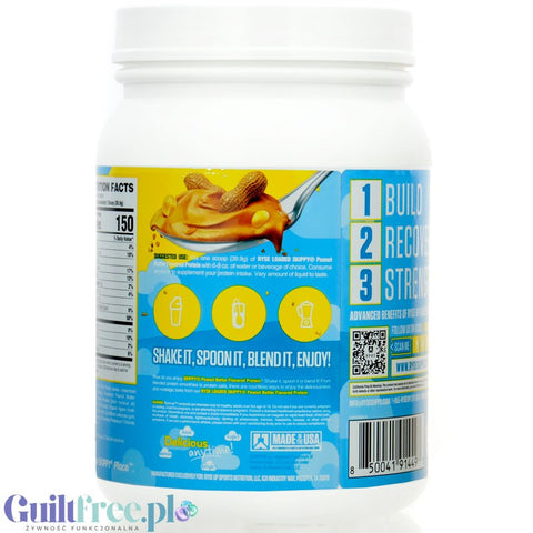 Ryse Loaded Protein Skippy Peanut Butter 0,8kg - odżywka białkowa z WPC i WPI, 25g białka