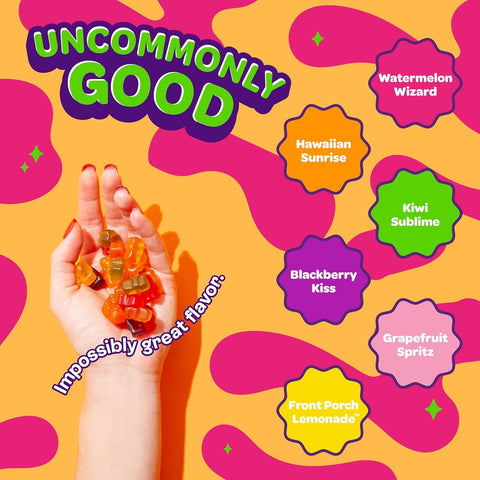 Joyride Uncommon Candy, Fruity Gummy Bears - keto fruit jelly bears, 6g net carbohydrates
