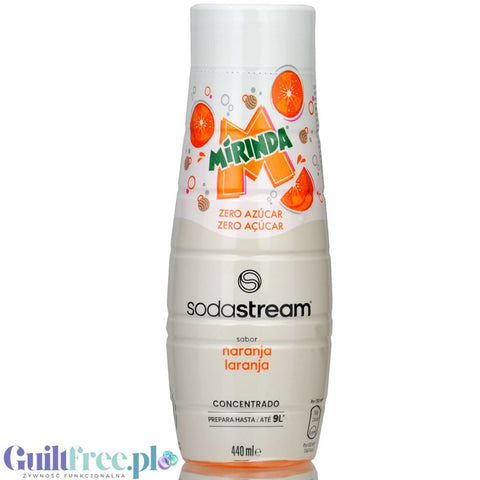 Mirinda Zero SodaStream No Sugar - syrop / koncentrat do wody bez cukru i kalorii 440ml