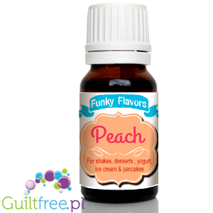 Funky Flavors Peach for shakes, desserts, yoghurt, ice cream & pancakes