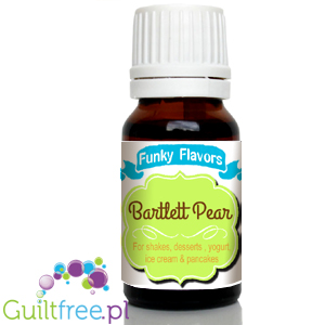 Funky Flavors Bartlett Pear for Shakes, Desserts, Yoghurt, Ice Cream & Pancakes