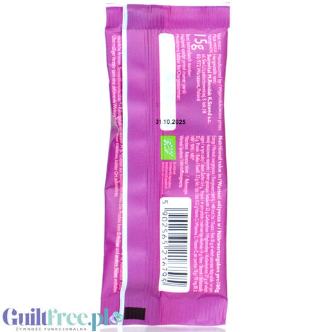 Raw Cocoa Kids Happy Cow berry chocolate lollipop with natural vitamin C from acerola, no sugar added