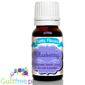 Funky Flavors Blueberry for shakes, desserts, yoghurt, ice cream & pancakes
