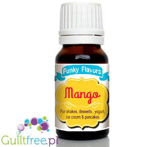 Funky Flavors Mango for shakes, desserts, yoghurt, ice cream & pancakes