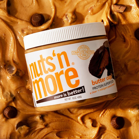 Nuts 'N More Peanut Butter Cup - masło orzechowe z białkiem serwatkowym WPI i z ksylitolem