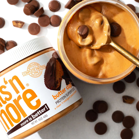 Nuts 'N More Peanut Butter Cup - masło orzechowe z białkiem serwatkowym WPI i z ksylitolem