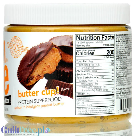 Nuts 'N More Peanut Butter Cup - masło orzechowe z białkiem serwatkowym WPI i z ksylitolem